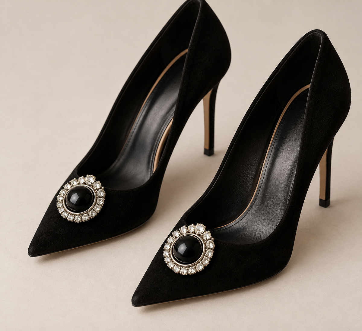 ONYX SHOE CLIPS